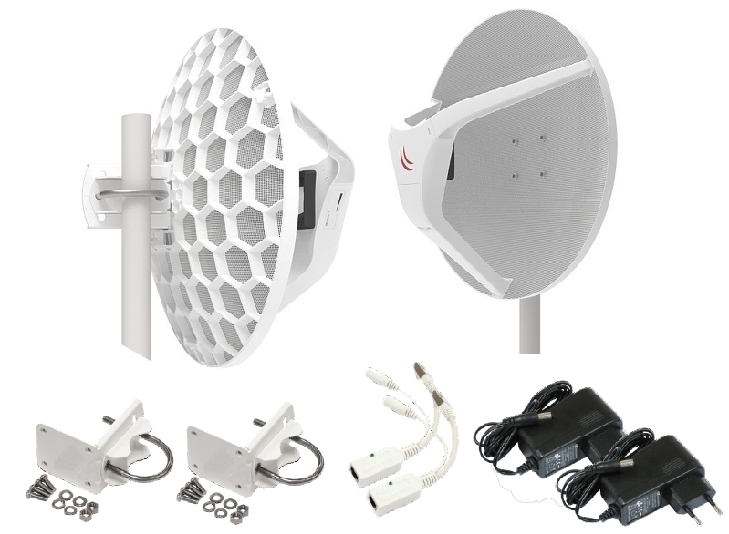 1000m_WLAN_Bruecke_Halle_zu_Halle_66-810-05090 WLAN Antenne Richtfunk LAN-Brücke bis 1500m mit Antennen PoE Haus zu Haus