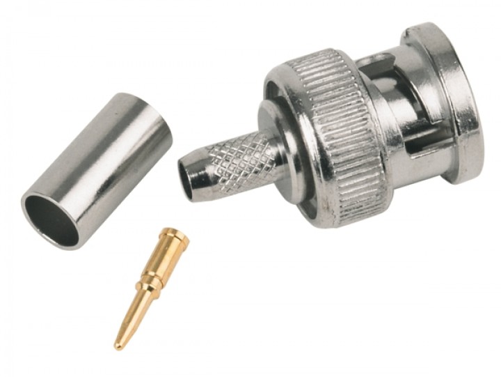 BNC Stecker RG58 Crimp für RG58U Koaxkabel BNC Stecker RG58 Crimp für RG58U Koaxkabel