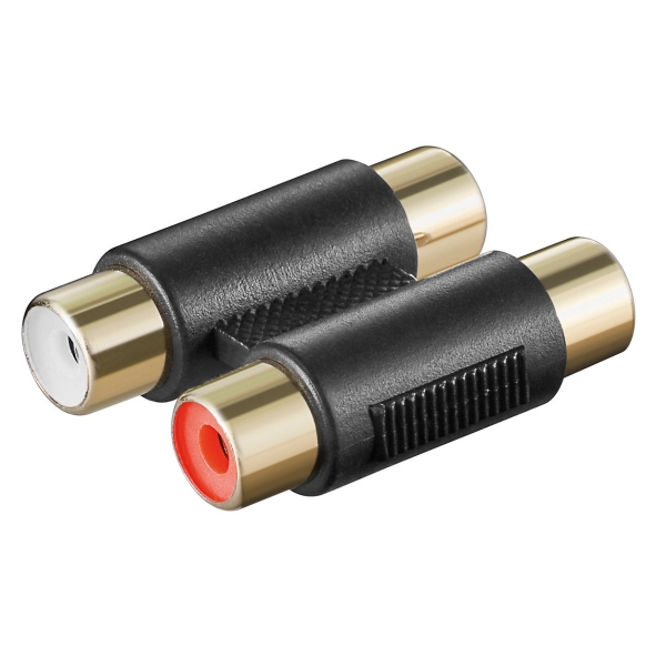 39-854-00052-Stereo-Cinch-Adapter Adapter Stereo Cinchadapter Doppelkupplung