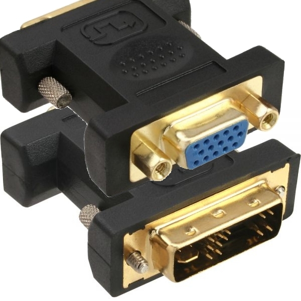 DVI-Adapter-DVI-VGA-vergoldet-53-682-00412-Bild15915aa24c330e DVI Adapter DVI auf VGA - DVI-Stecker 12+5pol auf VGA 15pol Buchse