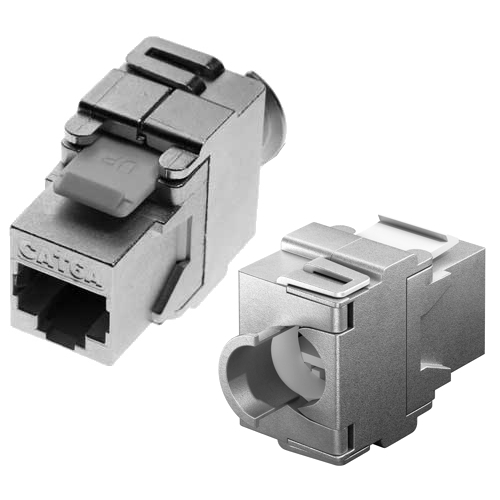 Cat6a_kabelkupplung_RJ45_Keystone_39-875-00134 RJ45 Kupplung Cat6A Keystone LAN Patchkupplung für Cat Kabel oder Panelmontage