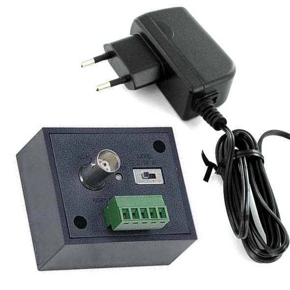 Aktive_Balun_bnc_Industrie_79-224-05572 Übertragungseinheit BNC auf Klemme für AHD TVI CVI Signale Balun Aktiv Sender 2Draht