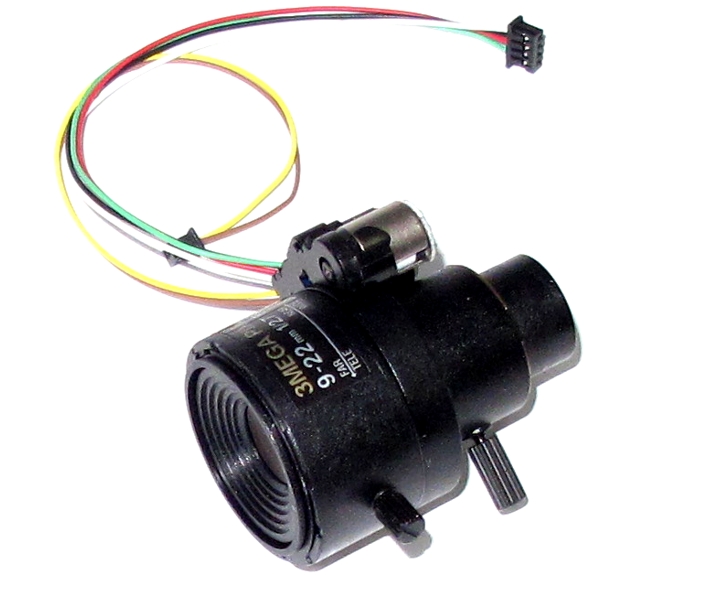 M14_Objektiv_9-22mm_mit_DC-Motor_79-333-00675_B3 Megapixel Objektiv DC Vario 9-22mm mit IR-Sperrfilter 14mm Steckfassung