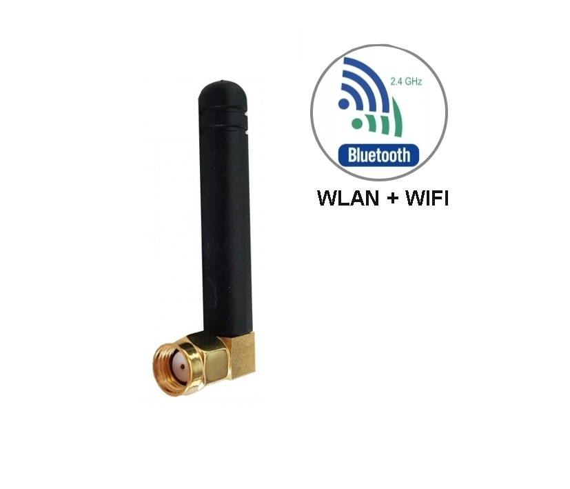Antenne_SMA_REVERSE_Stecker_WLAN_Bluetooth_78-375-00306 WLAN Antenne 2,4Ghz mit SMA-REV-Stecker auch für Bluetooth LTE geeignet