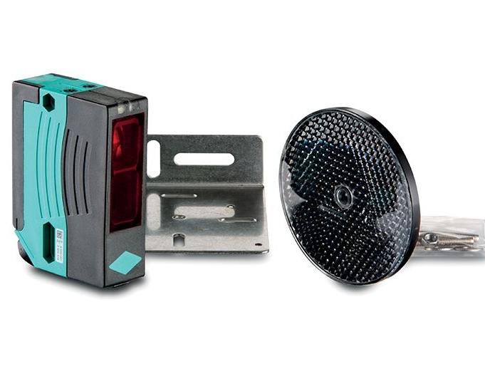 Lichtschranke_fuer_Tor_Garage_Parkplatz_91-786-00580 Lichtschranke 24V 48V 230V mit Wechsler Relaisausgang RLK29-55/25/116