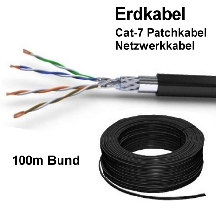 Cat7-Erdkabel-Patchkabel-42-773-04110-B Cat7 Erdkabel LAN Kabel