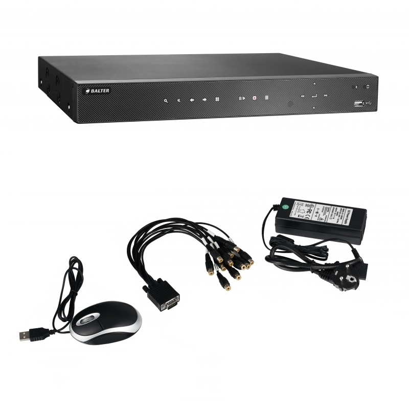 16_kanal_DVR_4K_HDMI_12V_64-700-18017_B00-2024 16Kanal DVR BHR4316C Rekorder 5in1 Analog AHD TVI CVI und IP 16+8Kanal P2P
