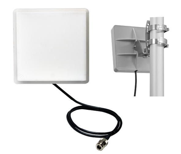 WLAN-Antenne-Outdoor-78-375-00265-2017-2018 WLAN Antenne 2,4Ghz 9dB Wand-Mastmontage Outdoor N-Stecker