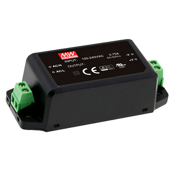 Mini_Netzteil_12V_30W_93-806-00468 12V 30W Mini Netzteil mit Schraubklemmen 91x28x40mm