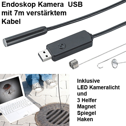 2fac245443a2b365cc24b0c0246e7fea Endoskop Kamera USB Wasserfest