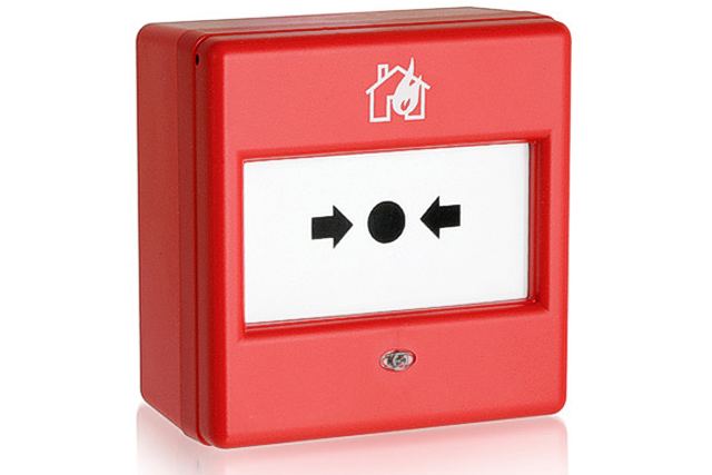 Hausalarm_Brand_Feuer_ROT_Aufputz_95-837-00860 Hausalarm Alarmtaster Feuer Brand ROT EN54-11 87x87x53mm IP24 Handfeuermelder