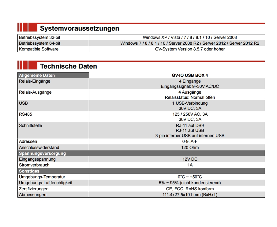 Geovision-IO-Box-4xIN-4xOut-RS485-USB-79-227-01110-B4
