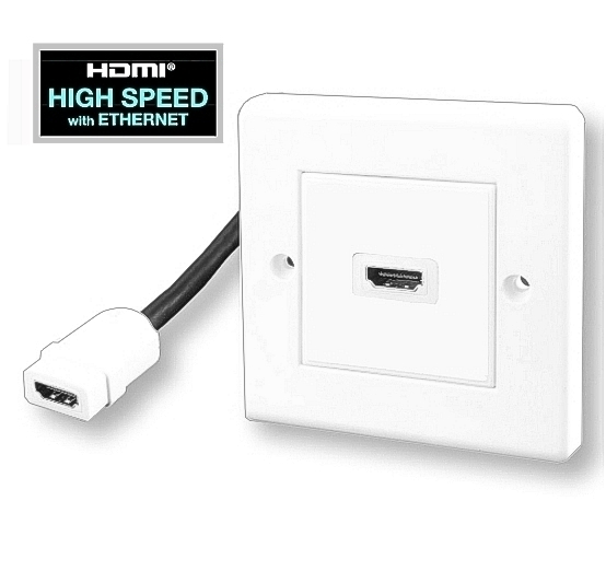 hdmi-dose-UP-40-200-00470-201892WWC3976Txkt HDMI Dose Unterputz mit 1-fach Dose Einfachdose Perlweiss