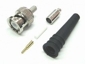 39-851-00100-bnc-RG174-eigene-sanyo-bild2012 BNC Stecker RG174 RG179 Crimp zu Kamera Multikabel mit Tülle