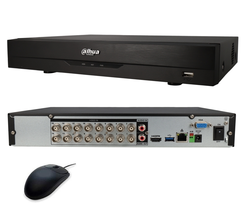 16Kanal_BNC-Rekorder_mit_16IP_64-700-18080_B02 16Kanal DVR Rekorder 5in1 Analog AHD TVI CVI und IP-Kanal mit 4K HDMI ohne HDD