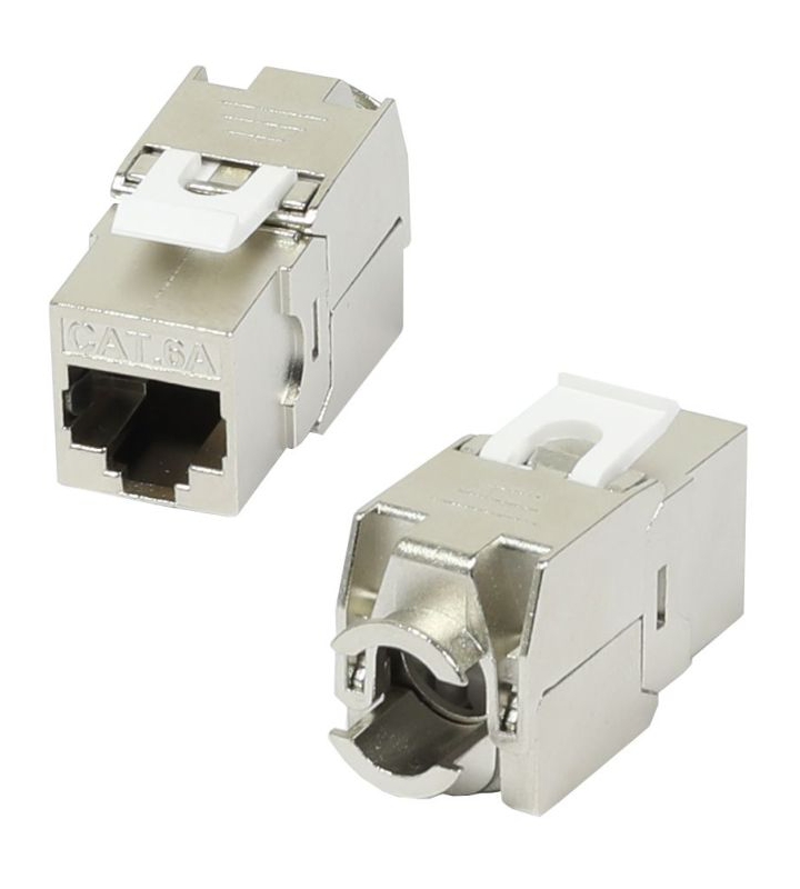 RJ45 Kupplung Cat6A Keystone LAN Patchkupplung für Cat Kabel oder Panelmontage