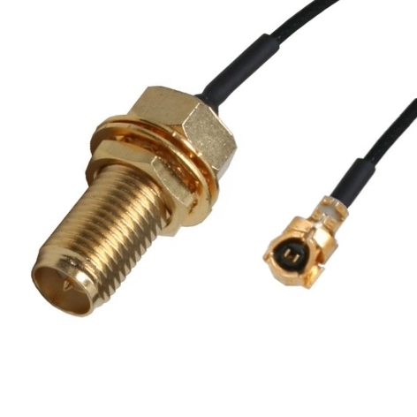 SMA-UFL-Kabel-78-375-00650 SMA Kabel SMA-REV-Buchse mit UFL IPX Stecker für Fritzbox Router Rock Pi-Boards usw