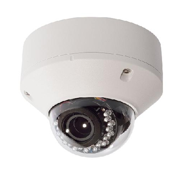 SDI Kamera 2MP Dome 4in1 SDI EXSDI TVI CVBS 3-12mm Varioobjeltiv IP66 IK10 Weiss