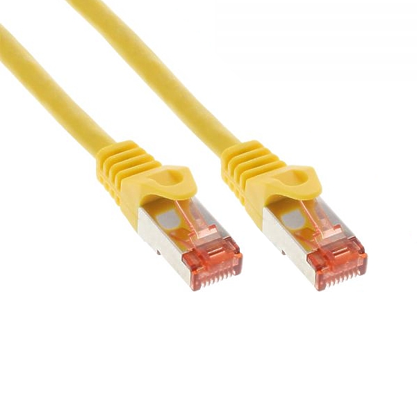 CAT6-PATCHKABEL-Gelb-53-800-00xxxwt18zEn8J9bwd 2m LAN Kabel Cat6 Patchkabel Gelb PIMF SFTP
