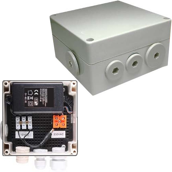 12V-Outdoor-Netzteil-IP65-52-625-09000 12V Netzteil 12V 15W 1,2A IP65 Outdoor für den Aussenbereich