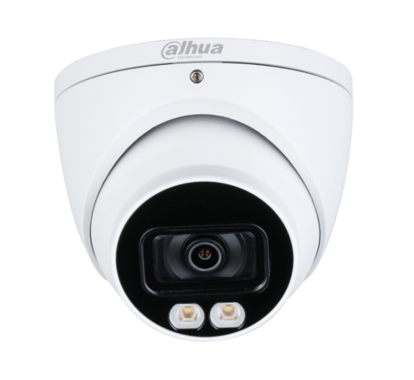 Kamera_mit_Mikro_Weisslich_LED_64-700-05215 2MP Dome 4in1 AHD TVI CVI CVBS IP67 mm Fixobjektiv integriertes Mikrofon Weisslicht-LEDs