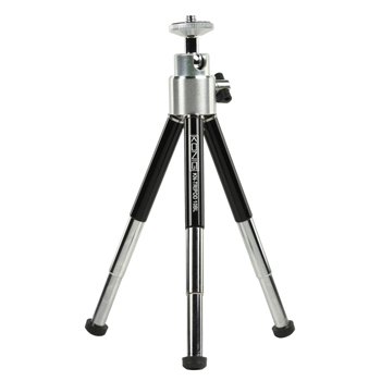 Mini_Kamerastativ_88-552-04400_B05 Kamerahalter Stativ für Kameras max Höhe  150mm Mini ALU Stativ